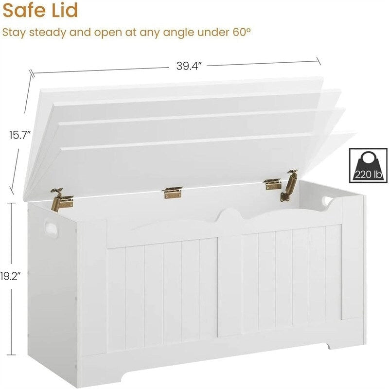 Banc à chaussures pour entrée - 15.7D x 39.4W x 19.2H