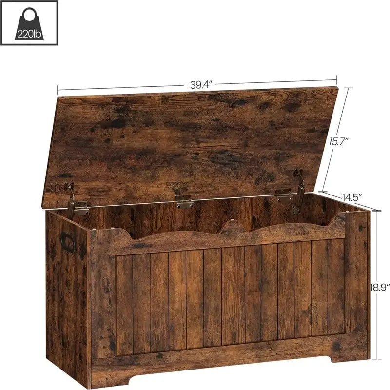 Banc à chaussures pour entrée - 15.7D x 39.4W x 19.2H