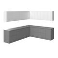 Küchen-Basismodul in Grau, Größe 10x8,5Ft breit - 102x120