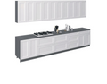 Kitchen Signature Collection White Matte Color Base Size 13Ft Wide - 153x24