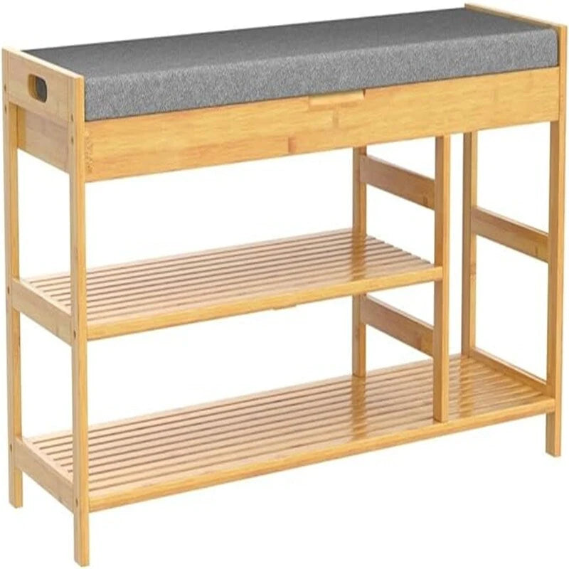 Banco zapatero con almacenamiento - 11.4D x 36W x 19.7H