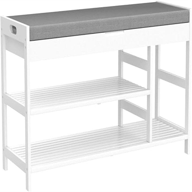 Banco zapatero con almacenamiento - 11.4D x 36W x 19.7H