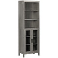 Tall Bathroom Storage Cabinet - 11.75D x 20.75W x 63.75H